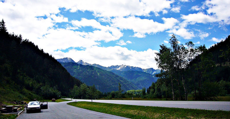 Beim Reschenpass