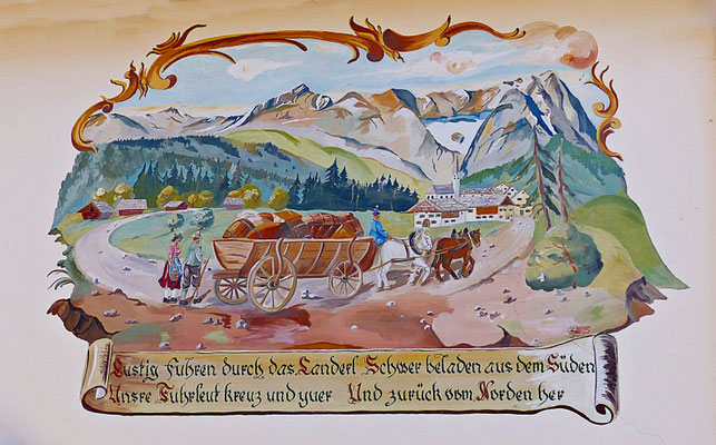 Lüftlmalerei aus Partenkirchen