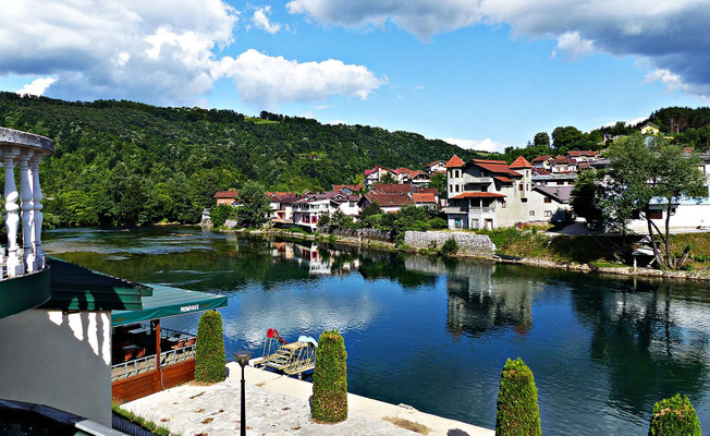 Blick vom Hotel Eki