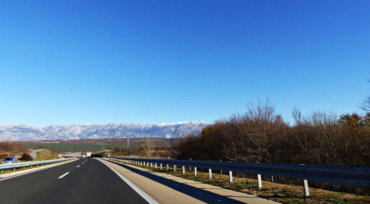 Blick auf den Velebit