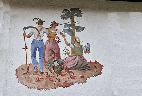 Lüftlmalereien aus Garmisch
