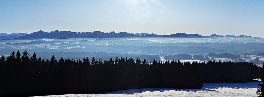 Inversionswetterlage beim Auerberg
