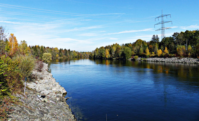 Beim Lech im Herbst