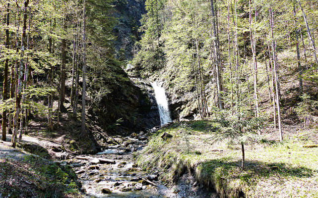 Wasserfall beim schweren Gatter
