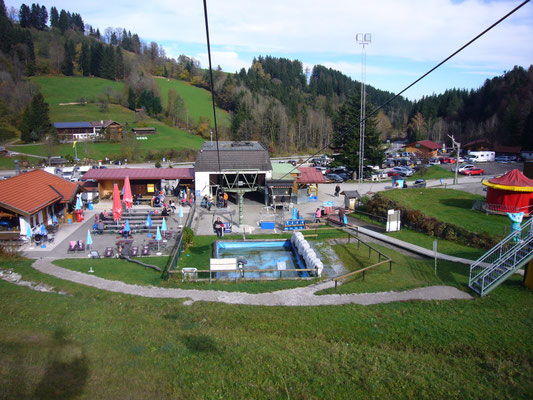 Bei der Blomberg Sommerrodelbahn