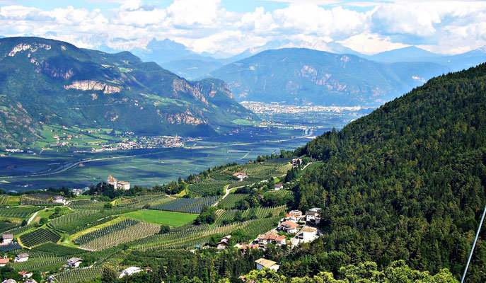 Blick ins Meraner Tal