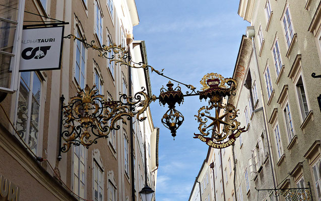 Nasenschild in Salzburg