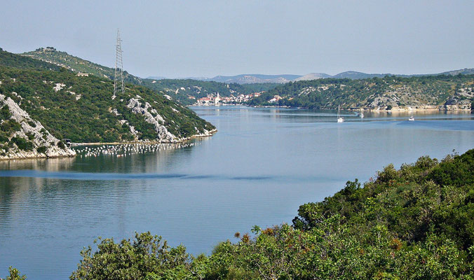 Blick auf Skradin