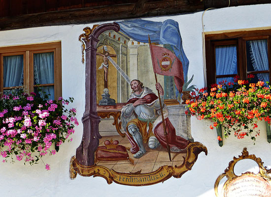 Lüftlmalereien aus Mittenwald