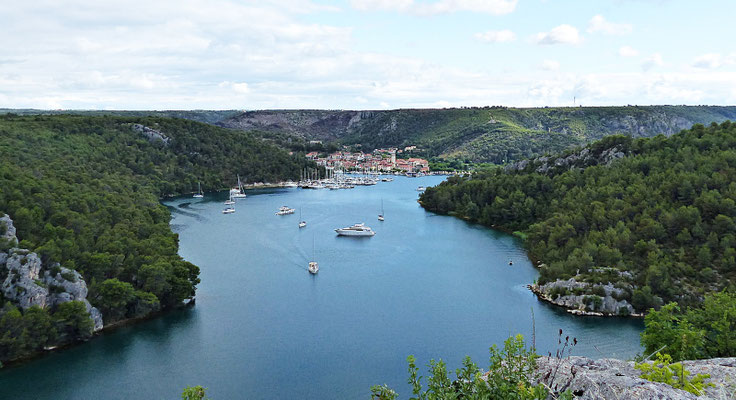 Die Krka bei Skradin