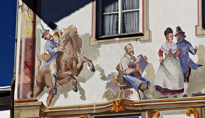 Lüftlmalerei in Oberammergau