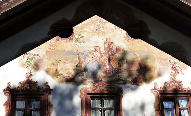 Lüftlmalerei in Oberammergau