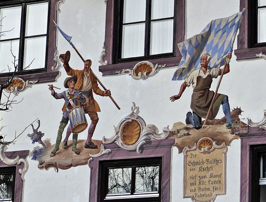 Lüftelmalerei in Bayern