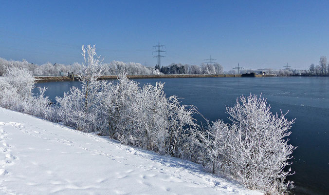 Beim Lech im Winter