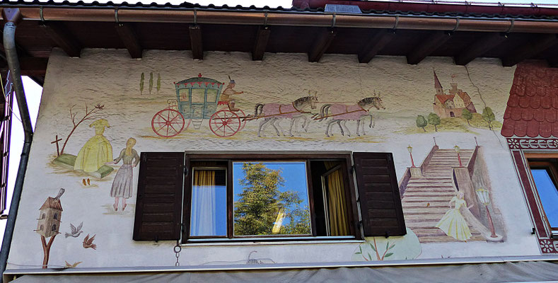 Lüftlmalerei in Oberammergau
