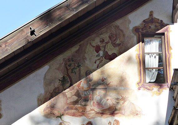 Lüftlmalerei in Oberammergau