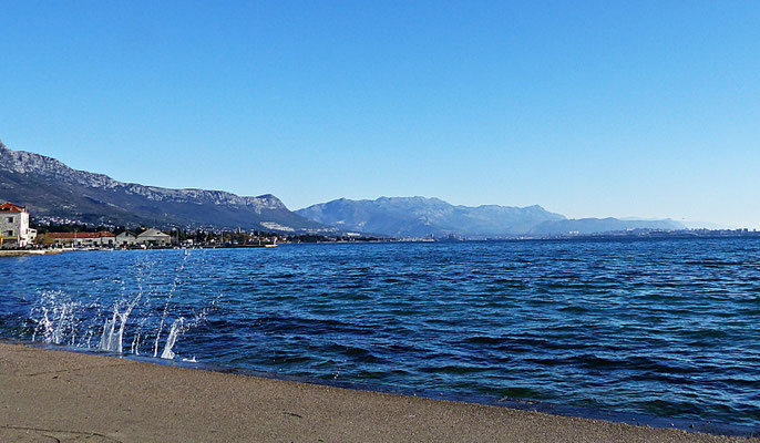Spaziergang am Meer entlang