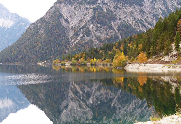 Der Plansee im Herbst