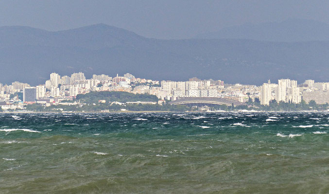 Fernblick auf Split