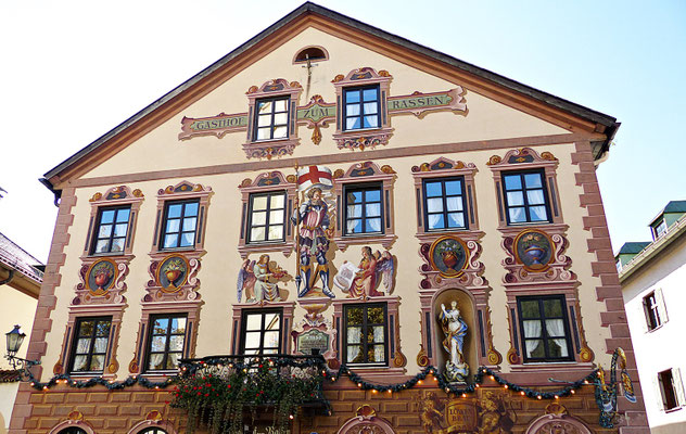 Lüftlmalerei aus Partenkirchen