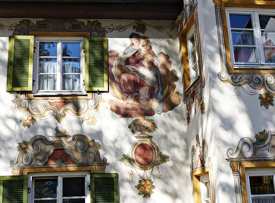 Lüftlmalerei in Oberammergau