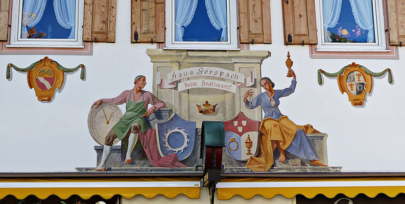 Lüftlmalereien aus Garmisch