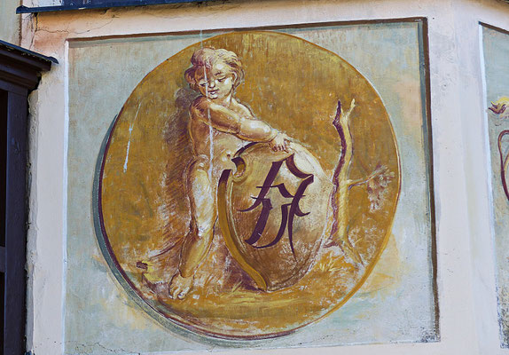 Lüftlmalerei in Oberammergau