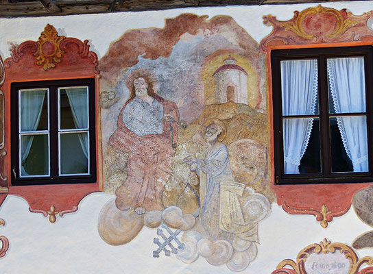 Lüftlmalerei in Oberammergau