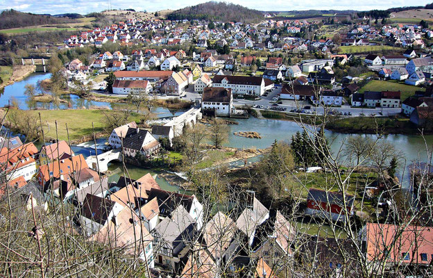 Harburg von oben