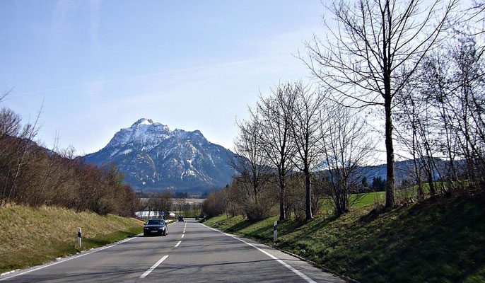 Der leere Forggensee