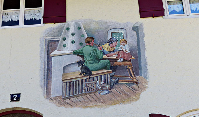 Lüftlmalereien aus Mittenwald