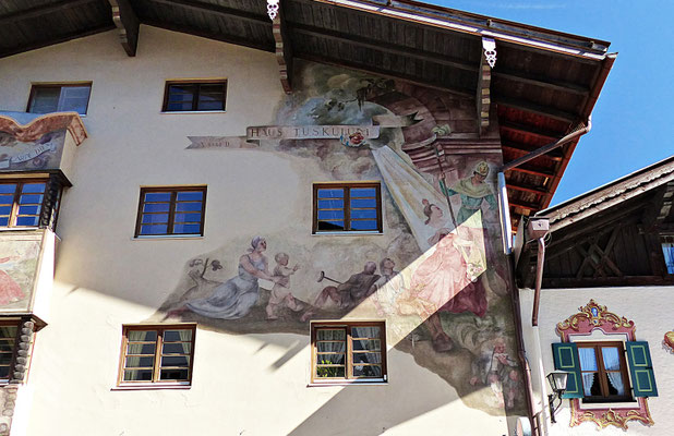 Lüftlmalereien aus Mittenwald