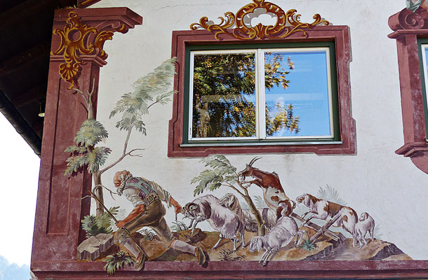 Lüftlmalereien von der Familie Pfeffer