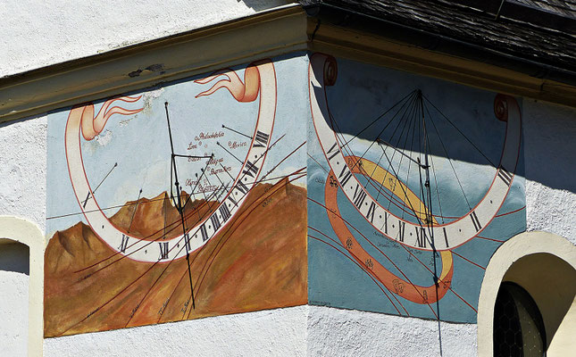 Sonnenuhr in Reutte