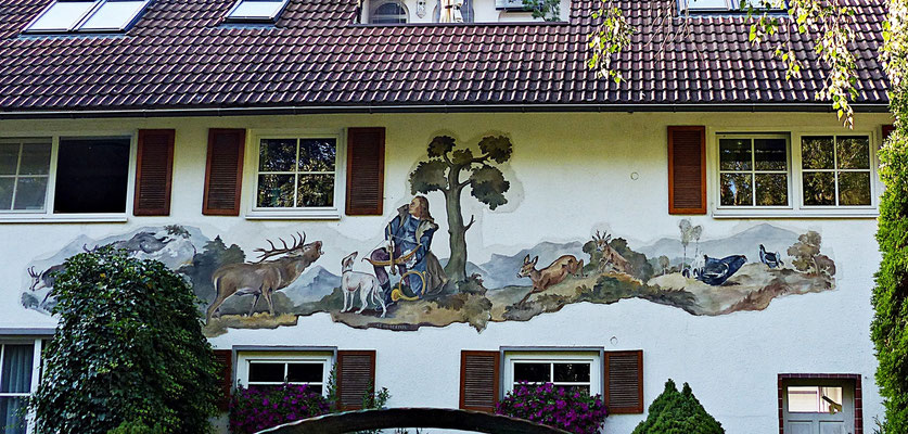 Lüftelmalerei in Untermeitingen