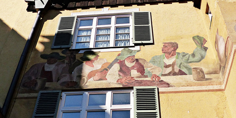 Lüftlmalereien aus Garmisch