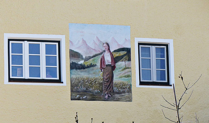Lüftlmalerei in Bernbeuren