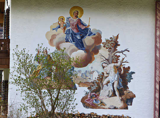 Lüftlmalereien von der Familie Pfeffer