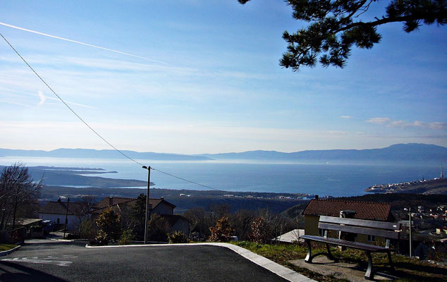 Blick auf die Bucht von Rijeka