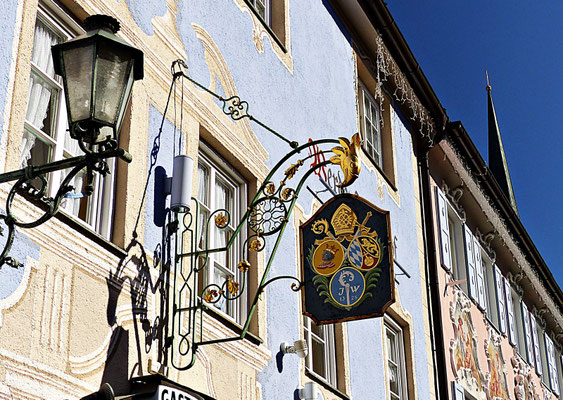 Nasenschild in Partenkirchen