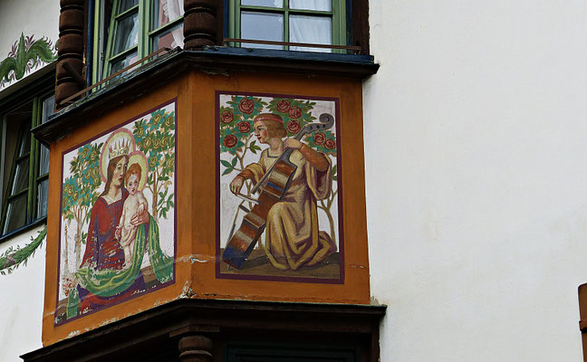 Lüftlmalerei in Füssen im Allgäu