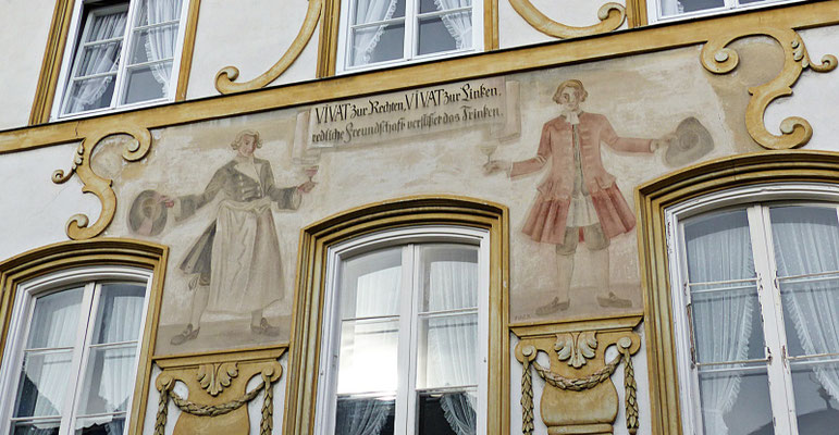 Lüftelmalerei in Bad Tölz