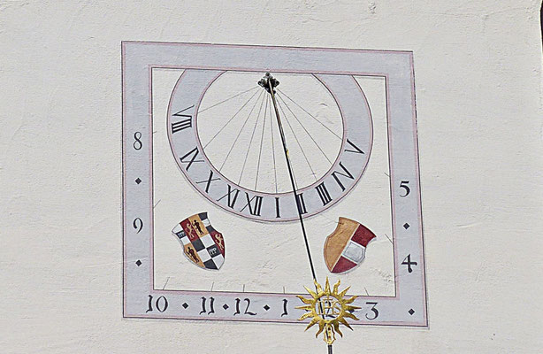 Sonnenuhr in Bayern