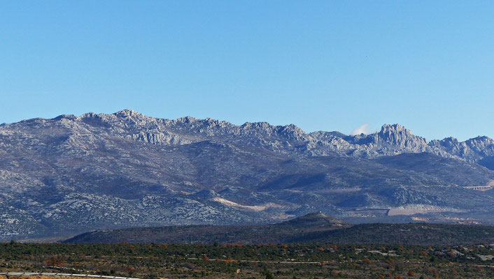 Blick auf den Velebit