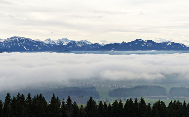 Inversionswetterlage beim Auerberg