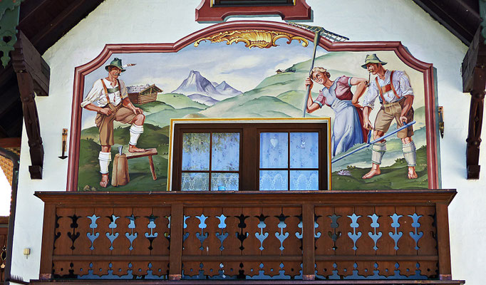 Lüftlmalereien aus Mittenwald