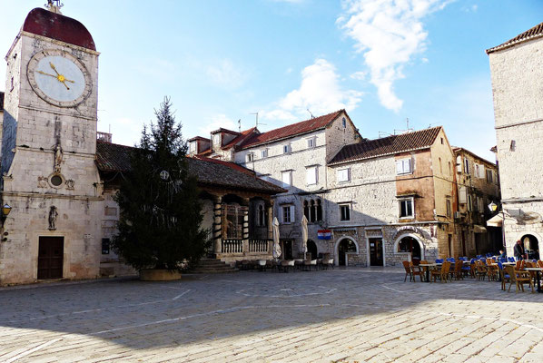 Der zentrale Platz in Trogir