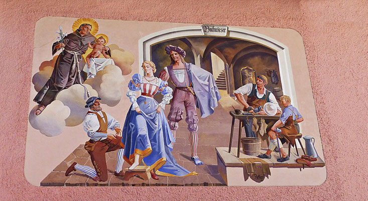 Lüftlmalereien von der Familie Pfeffer