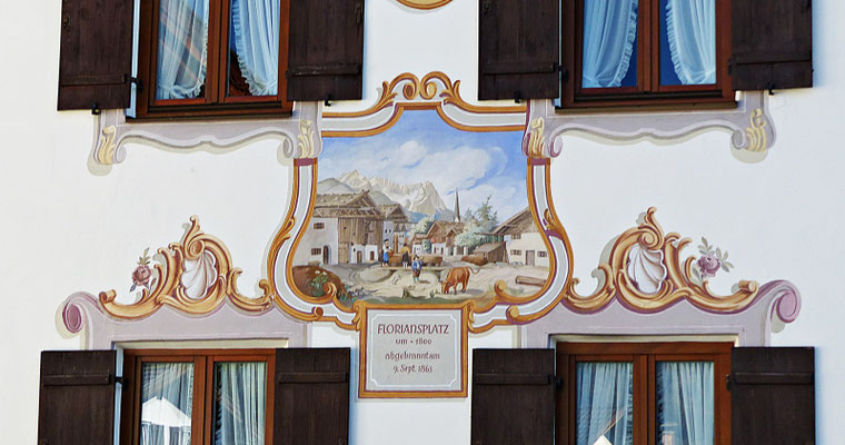 Lüftlmalerei aus Partenkirchen