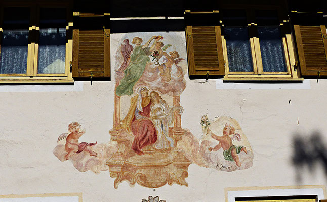 Lüftlmalerei in Oberammergau